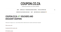 Desktop Screenshot of coupon.co.za