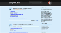 Desktop Screenshot of coupon.biz